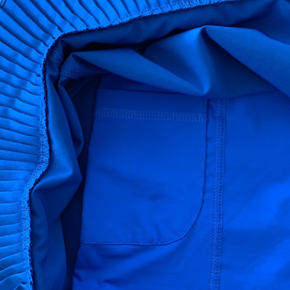 IBKUL Crystal Pleat Royal Blue Skort - Picture 8 of 13